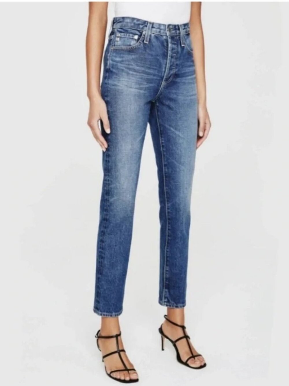 AG Adriano Goldschmied Alexxis Slim High Rise Jeans Japanese Denim Size 28 R